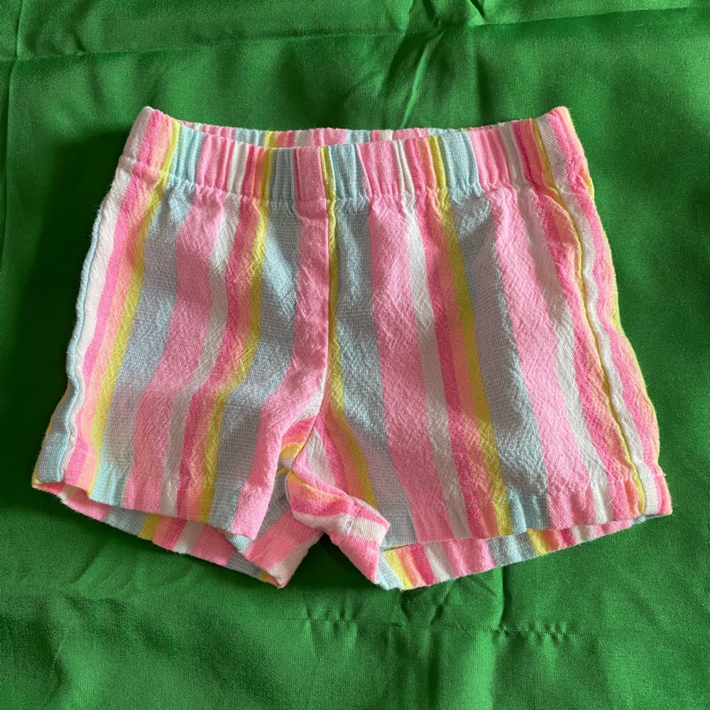 Colorful Striped Kids Shorts